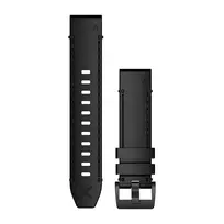 Apyrankė Garmin QuickFit 22 Watch Bands, Genuine Horween leather strap  Black