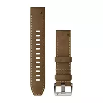 Apyrankė Garmin QuickFit 22 Watch Bands, Leather/FKM hybrid strap, tundra/black