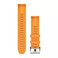 Apyrankė Garmin QuickFit 22 Watch Straps (MARQ™), Spark orange silicone strap