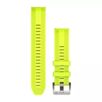 Apyrankė Garmin QuickFit 22 Watch Straps (MARQ™), Amp yellow silicone strap
