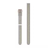 Apyrankė Garmin QuickFit 20 Watch Bands, French grey silicone (3-piece Dive Set)