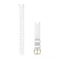 Apyrankė Garmin Lily Bands (14 mm), White italian leather, cream gold hardware (Large)