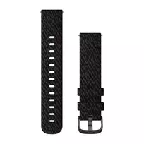 Apyrankė Garmin Quick Release Bands (20 mm), Black pepper woven nylon, slate hardware
