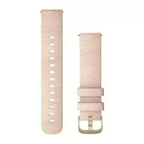 Apyrankė Garmin Quick Release Bands (20 mm), Blush pink woven nylon, light gold hardware