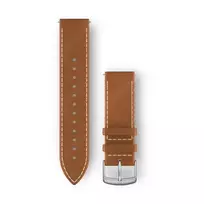 Apyrankė Garmin Quick Release Bands (20 mm), Tan italian leather, silver hardware