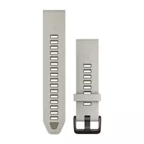 Apyrankė Garmin QuickFit 20 Watch Bands, Fog Gray/Dark Sandstone Silicone