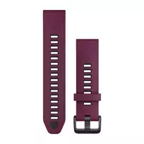 Apyrankė Garmin QuickFit 20 Watch Bands, Merlot/Graphite Silicone