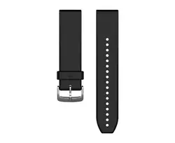 Apyrankė Garmin QuickFit 22 Watch Bands, Black/Silver silicone
