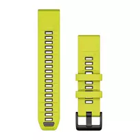 Apyrankė Garmin QuickFit 22 Watch Bands, Amp Yellow/Graphite Silicone