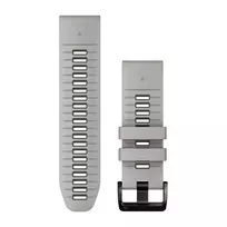 Apyrankė Garmin QuickFit 26 Watch Bands, Fog Grey/Moss Silicone