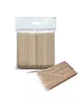 STALEKS - Orange Expert manicure sticks 110 mm (Wooden Stick) 100 pcs