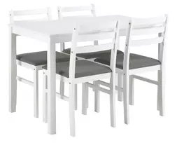 Alikantės valgomojo stalo komplektas 110x70x74,5 cm Stalas + 4 kėdės