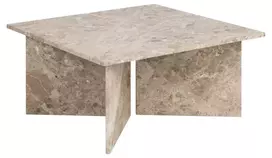 Vega žurnalinis staliukas, Viršus marmurinis rudas, marmurinis rudas, 90x90x42 cm