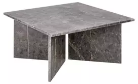 Vega žurnalinis staliukas, Viršutinis marmuro rudos spalvos, marmuro rudos spalvos, 90x90x42 cm