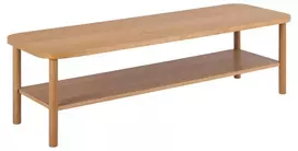 Banbury žurnalinis staliukas, viršus ąžuolo fanera, ąžuolas, 150x50x42 cm