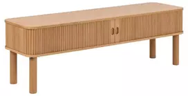 Langley TV spintelė, Viršus ąžuolo fanera, ąžuolas, 140x40x45 cm