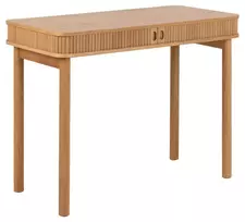 Langley biuro rašomasis stalas, Stalviršis ąžuolo fanera, ąžuolas, 100x50x75 cm