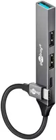 Goobay Slim 4-Port USB Hub, USB-C to USB-C/USB-A, 5Gbit/s | 74459
