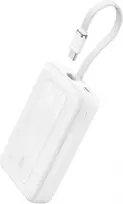 Išorinė baterija Anker Power Bank (10000 mAh, 30W, Built-In USB-C Cable) White
