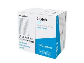 Cable LAN UTP 1GB/S CCA wire 100M grey