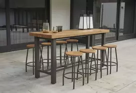 Lauko baldų komplektas Nevada Bar Set, 8 asmenims