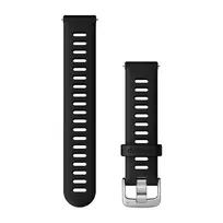 Apyrankė Garmin Quick Release Bands (18 mm), Black, silver hardware