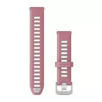 Apyrankė Garmin Quick Release Bands (18 mm), Pink/Whitestone, silver hardware