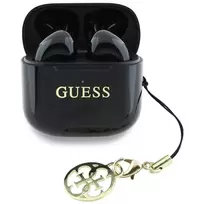 Ausinės Guess Glossy Effect Printed Classic Logo & Charm Black