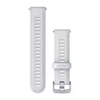Apyrankė Garmin Watch Bands (Forerunner 955), Whitestone with Silver Hardware