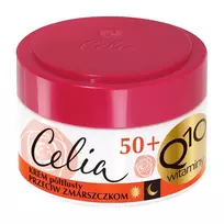 CELIA_Q10 Vitaminai 50+ pusiau riebus kremas nuo raukšlių dienai ir nakčiai 50ml