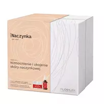 FLOSLEK_SET Stop kapiliarams maitinamasis veido kremas 50ml + spuogus mažinantis veido koncentratas 30ml