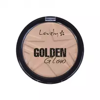 LOVELY_Golden Glow natūrali hipoalerginė pudra 2 15g