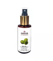 SATTVA_Soft And Shiny Scalp Tonic blizgesio ir švelnumo galvos odos tonikas Henna & Amla 100ml