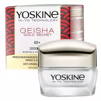 YOSKINE_Geisha Gold Secret 65+ kremas su norio dumbliais nuo raukšlių, stangrinantis dienai ir nakčiai 50ml