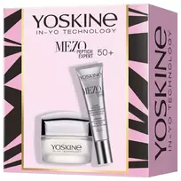 YOSKINE_SET Meso Peptide Expert išlyginamasis kremas nuo raukšlių 50+ dienai ir nakčiai 50ml + stiprus kremas nuo raukšlių akims ir vokams 15ml