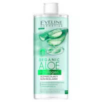 EVELINE_Organic Aloe+kolageno skysti akių pleistrai tamsiems ratilams ir paburkimui mažinti 20ml