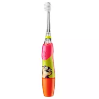 BRUSH BABY_Kidz Sonic dantų šepetėlis su dviem keičiamais antgaliais 3-6 metų vaikams Beaver