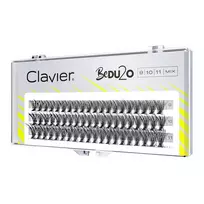 CLAVIER_BeDU2O Dvigubos apimties blakstienų kuokšteliai Mix 9-10-11mm