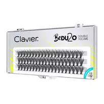 CLAVIER_BeDU2O Dvigubos apimties blakstienų kuokšteliai 12mm