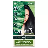 JOANNA_Naturia Ekologiški kondicionuojamieji plaukų dažai be amoniako ir PPD 350 Ebony Ebony