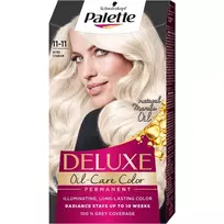 PALETTE_Deluxe Oil-Care ilgalaikiai plaukų dažai su mikroalyžiais 11-11 Blond Ultra Titanium