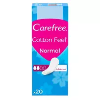 CAREFREE_Normal Su medvilnės ekstraktu higieniniai įklotai 20 vnt.