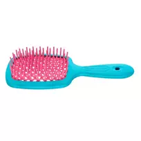 JANEKE_Small Superbrush mažas kirpyklos šepetys plaukams iššukuoti Rožinės ir mėlynos spalvos