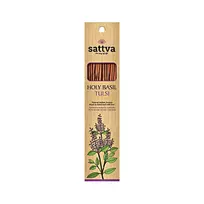 SATTVA_Natural Indijos smilkalai natūralūs Indijos šventojo baziliko smilkalai 15vnt.
