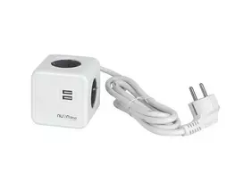 Buitinis ilgintuvas AURA LINE, 4 vt., 2USB C, 1,5m