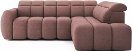 Kampinė sofa Falconn, rožinė