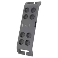 Surge protector Philips 8-way, 2m