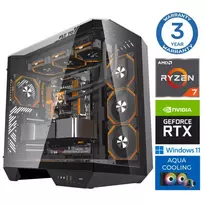 INTOP AQUA Ryzen 7 9800X3D 32GB DDR5 1TB SSD M.2 NVME RTX5070Ti 16GB  WIN11