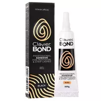 CLAVIER_Bond blakstienų klijai juodi 0.07g