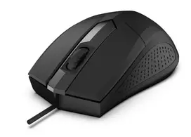 Focus USB Optical Mouse, 1200DPI 3 Buttons and Scroll Wheel, Sensitivity 125Hz, Cable 1.8m, Weight 66g